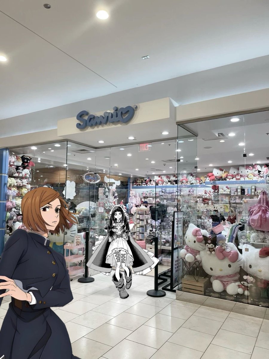 jjk in random places tweet media