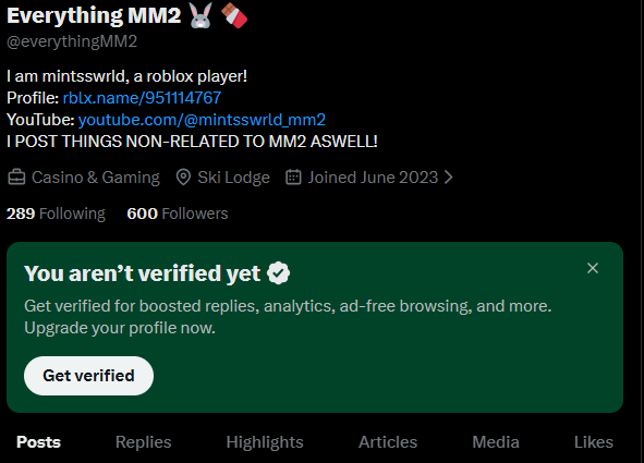 Everything MM2 🐰 🍫 tweet media