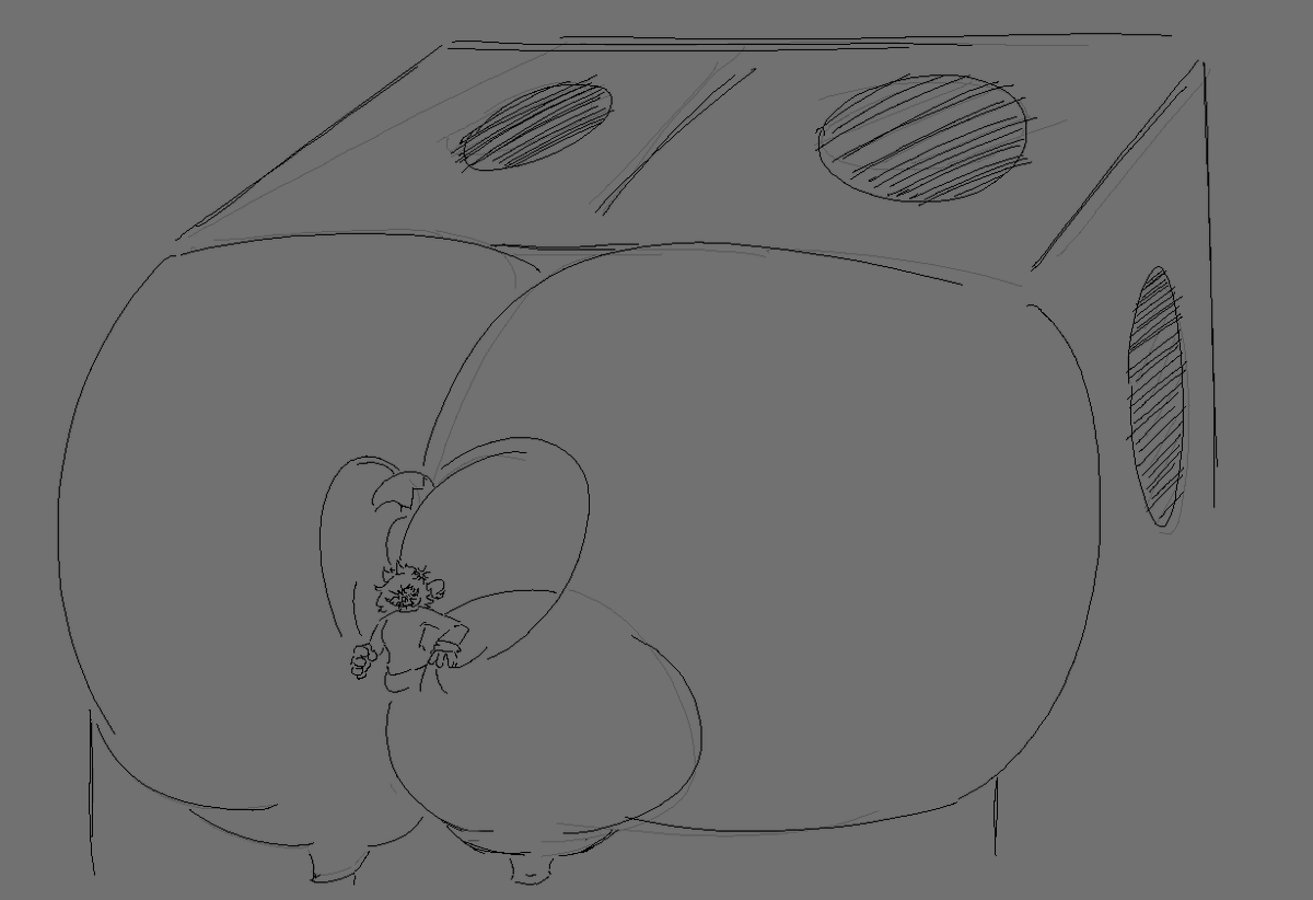 yuukayuukaa's tweet photo. silly fox, that looming wall behind you is...well, you! no matter how hard you push against it, you wont be any less wedged
wanted to get at least something done for #HyperAssApril https://t.co/7mJ777BNIb