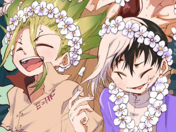 あさゲち！お誕生日おめでとうー！！
🃏🚀💎🛡🍉🦁🐉🏹🥐💪

 | 冬式未来 #pixiv pixiv.net/artworks/14329…