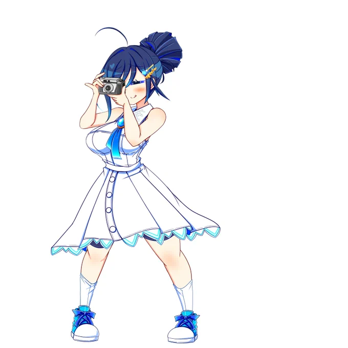 ばみちゃん進捗!後姿にライフセイバーにおててダバダバにカメラパシャ等々増えました!