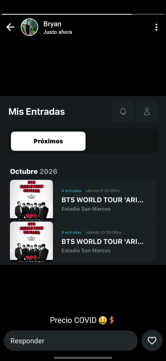 x i o⁷ VERÁ A BTS tweet media