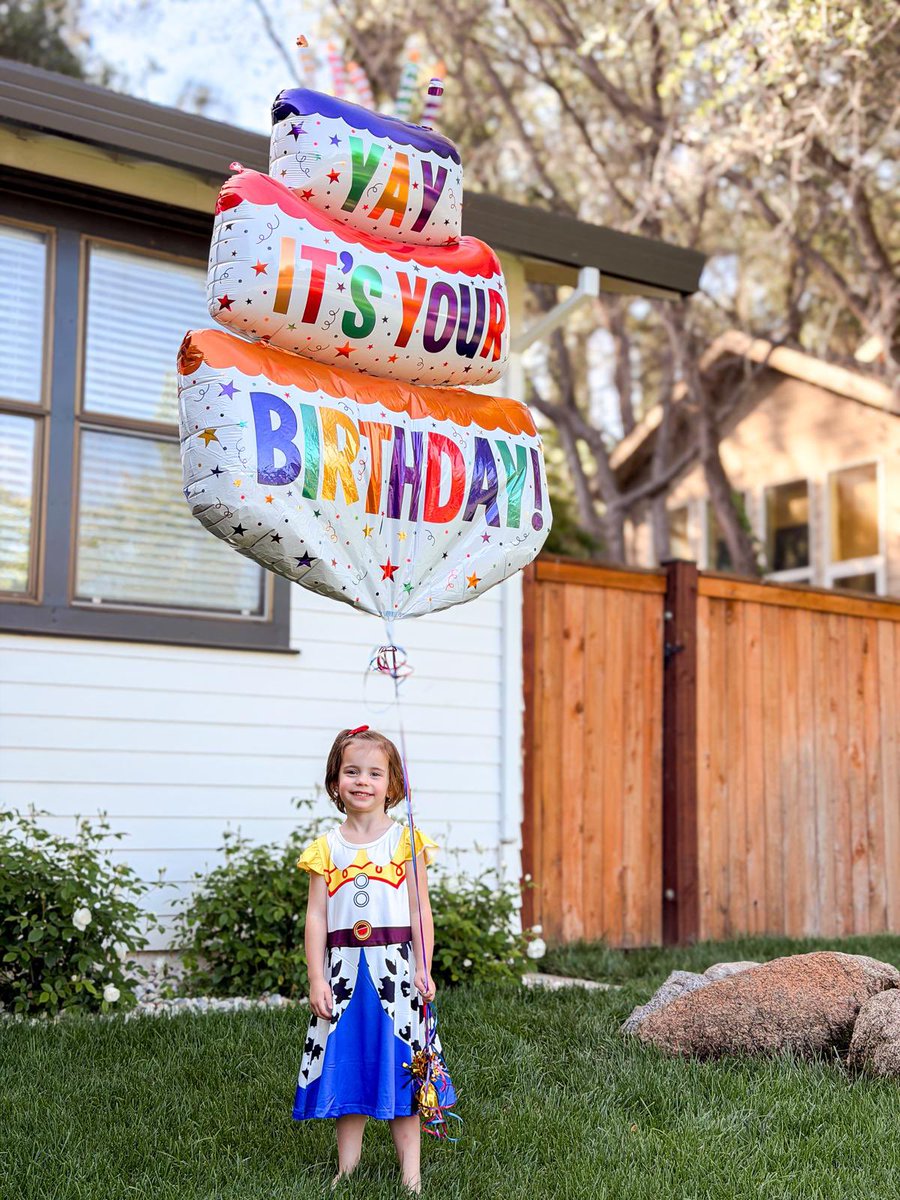 Our youngest is 4 years old! 😨