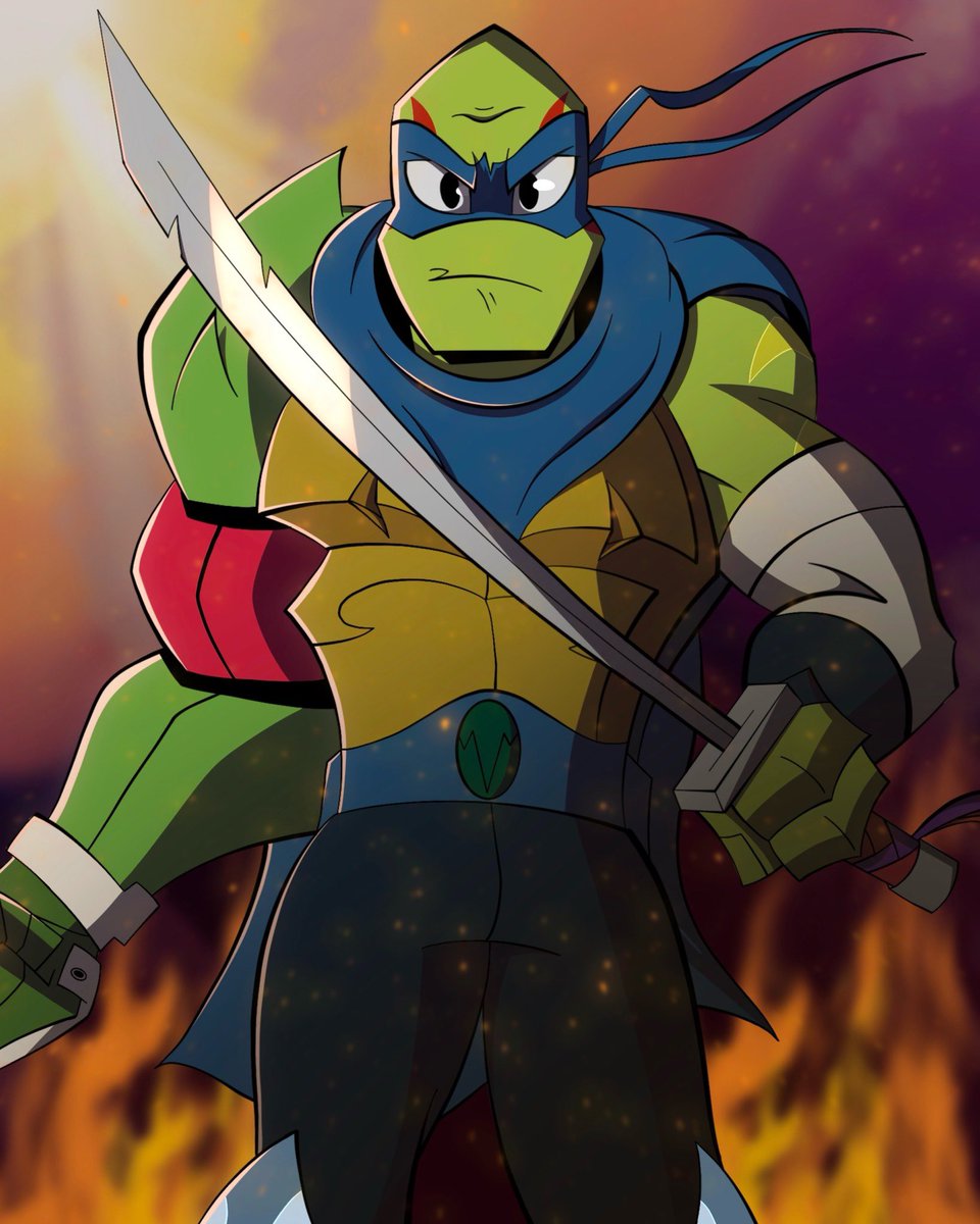 ChaosControl50's tweet photo. My ROTTMNT FanArt of Future Leonardo! #TheArtoftheRiseoftheTMNT #rottmnt #saverottmnt https://t.co/sXDUoyoe1A