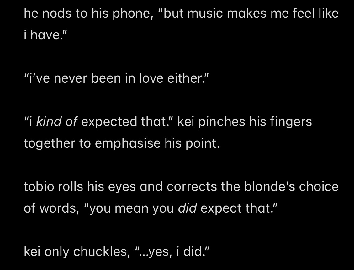 tiraiimisuii's tweet image. #tsukikage #tkkg

the fic will be my first ever post on ao3 consisting of 9 chapters!! i started it way back in september last year and it’s still yet to be finished (◞‸◟,) 

 i have a feeling i’ll be finishing it some time this month or next month!