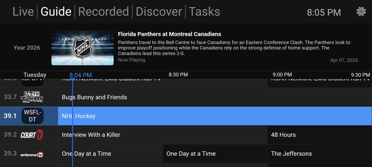 MiKeMcDnet's tweet image. Dear @Comcast / @Xfinity,
You made me pull an older #HDHomeRun out of my closet to watch the @FlaPanthers on @WSFLTV @EWScrippsCo /@scrippsnews.  
Headed in by the end of the week to cancel my #cable service, as this is all I need to get 50 channels over the air in #SouthFlorida.