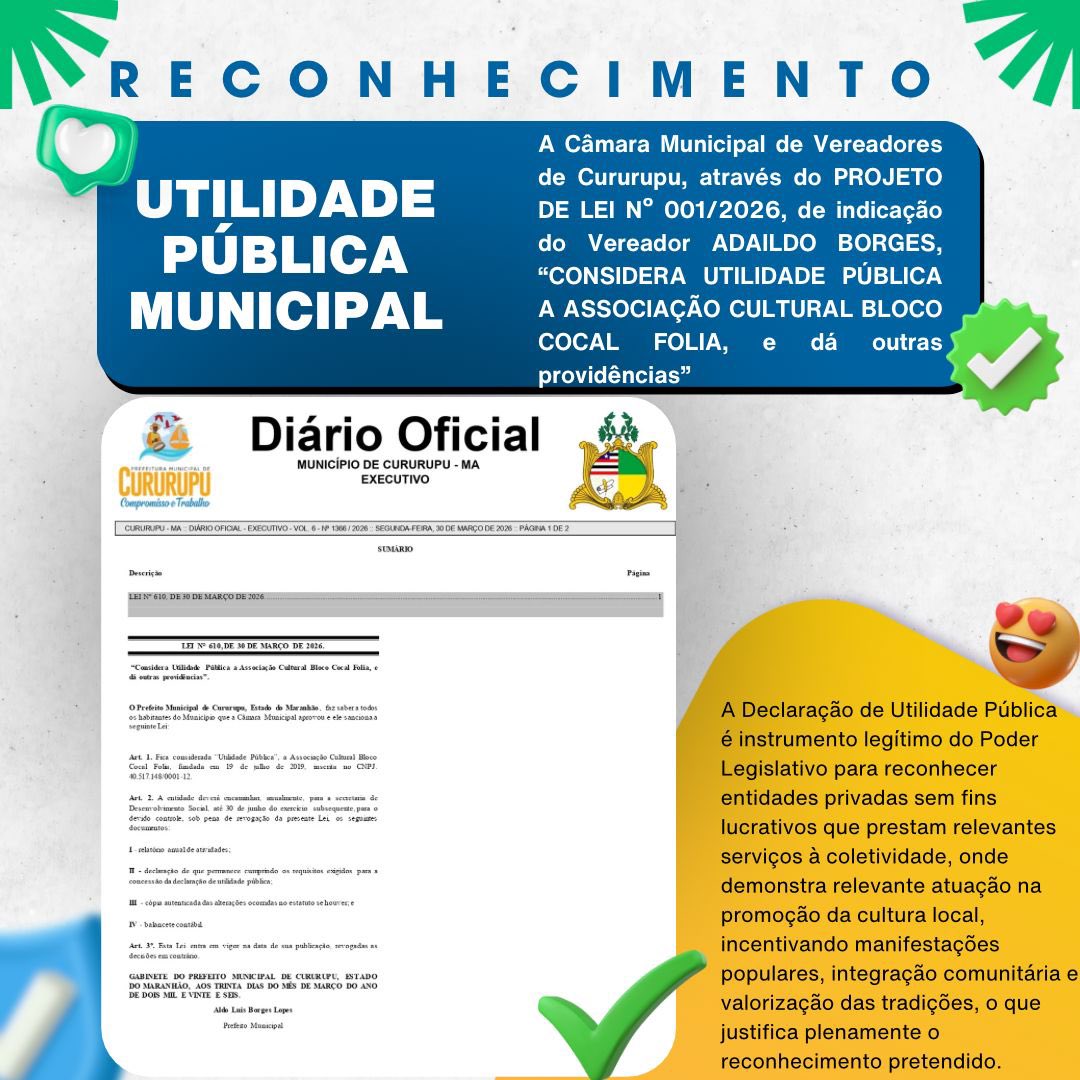kenlopesjor's tweet photo. É o enaltecimento por todos esses anos de contribuição para a cultura do nosso lugar. Obrigado ao conterrâneo e vereador Adaildo Borges, autor da Lei. Dedico a um amigo que lá do céu nos ilumina. E ele nos dará força para continuar com os projetos. Viva o Cocal Folia🥹✨🎉 https://t.co/QJYzUtxlQo