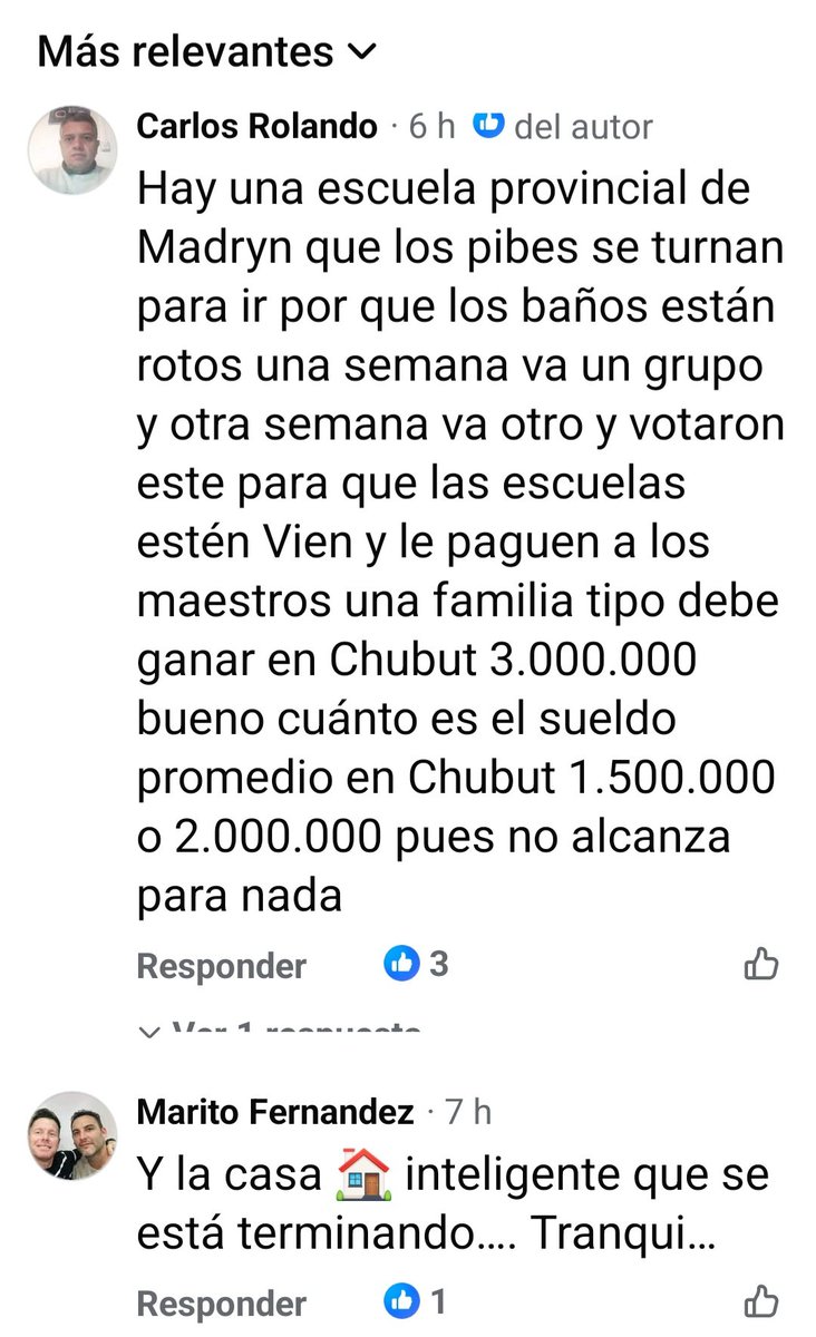CHUBUT__News's tweet photo. En #Madryn los chicos rotan porque no tienen baños🤦♂️ https://t.co/atg6PFj5Yx