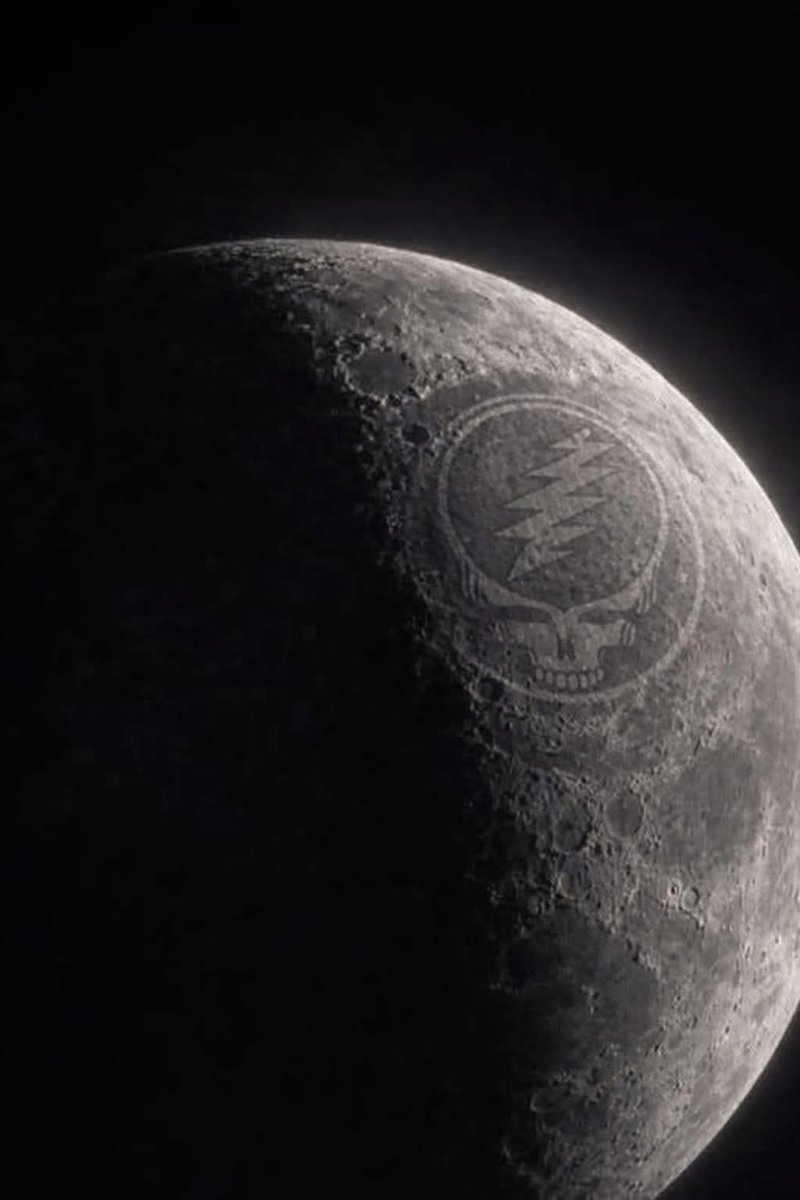 Standing on the moon 
#gratefuldead