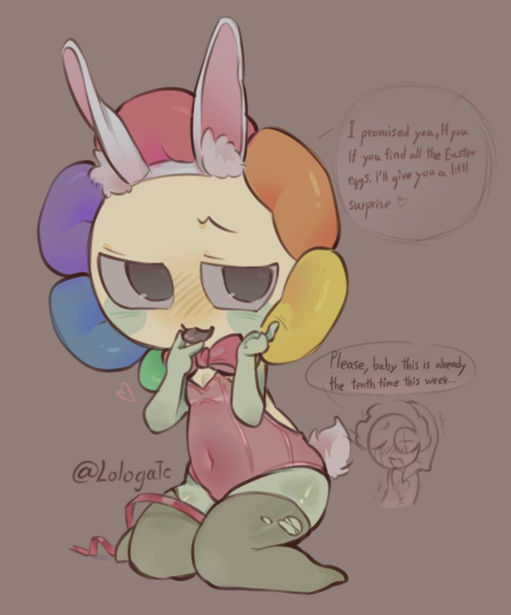 Lologtac's tweet photo. Bunny Dandy ⚠️NSFW 🔞 
#dandysworld #dandysworldNSFW #dandysworldDandy #Dandy #Astro 
#dandysworldAstro #Moonflower https://t.co/RVOdb3XpVt