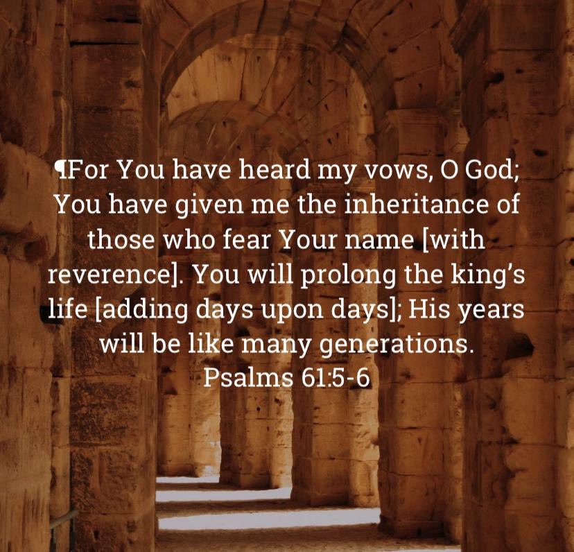 AfroLifeMin's tweet photo. God doesn’t forget your prayers—He rewards faithfulness with lasting inheritance.

Psalms 61:5–6

#AfroLifeMinistry https://t.co/g5D85IT1CF