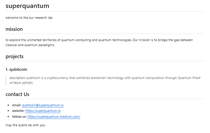 MageArez's tweet photo. WTF @qubitcoinx is a Quantum Research Lab by Founder @MYShalaginov and they just claimed $Qubitcoin.

$Qubitcoin will be used with blockchain tech to boost quantum simulators.

https://t.co/REUvAQjzsp

9q8bAcJQEjFGk2CgqYDw3MV2N1dS2VBTC2wWB7Vwpump https://t.co/5f8GVSZzZH