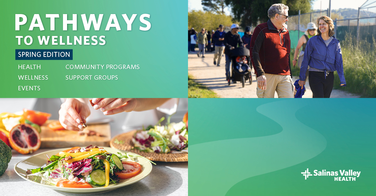 Salinasvhealth's tweet photo. Spring into wellness with our newest edition of Pathways to Wellness!

Discover all the ways you can grow, connect, and thrive by exploring our latest offerings by visiting: https://t.co/snGHtsFtIy.

#pathwaystowellness #springedition #SalinasValleyHealth https://t.co/sgS4VOg3SS