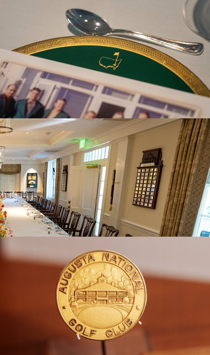 TheMasters's tweet image. The Champions Dinner: a traditional Tuesday affair. #themasters