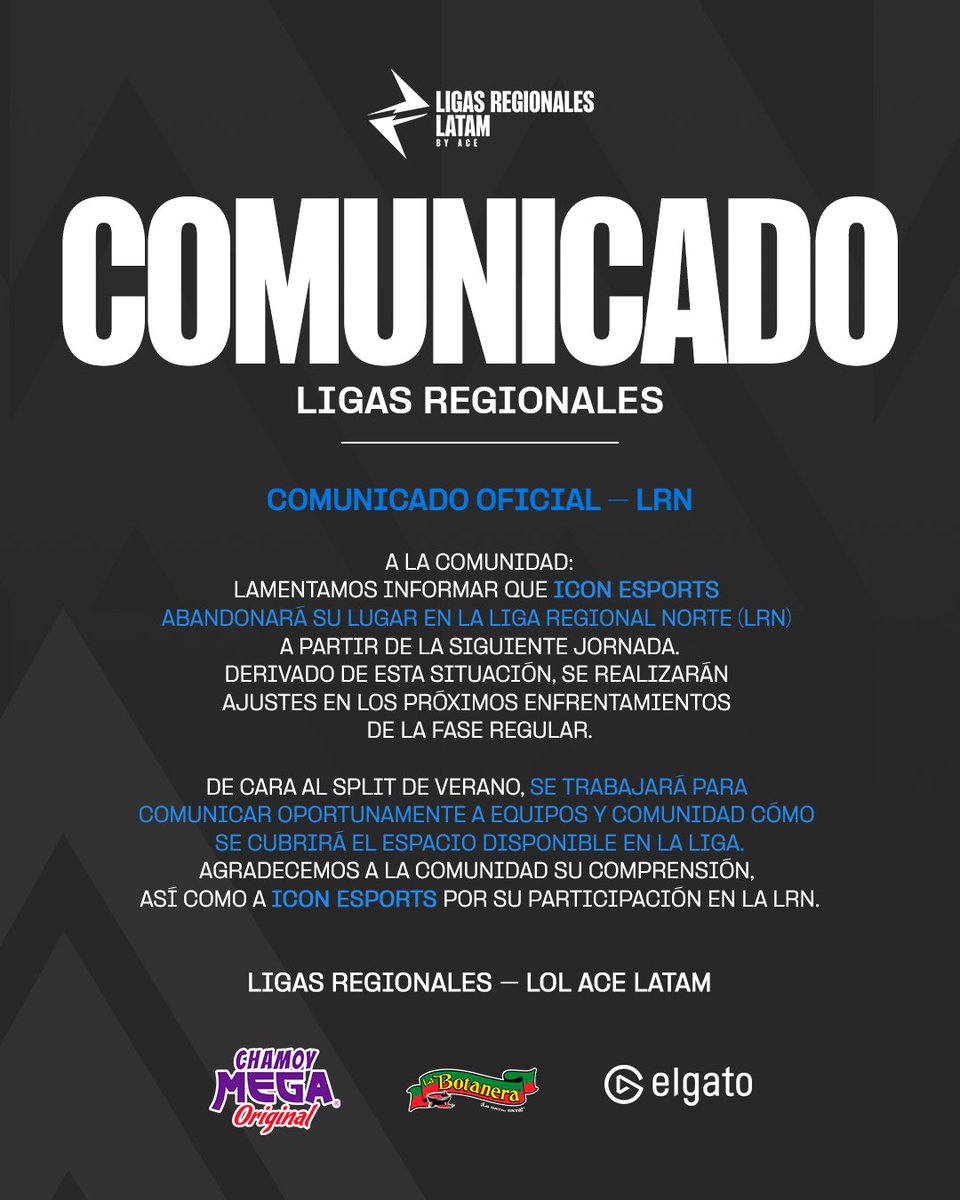 Ligas regionales LATAM x ACE tweet media