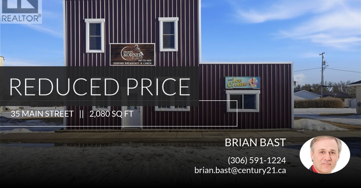 NewHomeFinder's tweet photo. 📍 Reduced Price 📍 This recently reduced home at 35 Main Street in Fillmore won't last long, so, don't wait to set up a showing! Reach out here or at (306) 591-1224 for more information! https://t.co/BeZN9vqjkq https://t.co/VvOuqIS6Yy