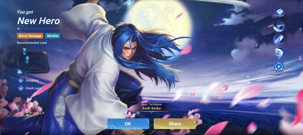 DivenenSeth's tweet photo. I played to get all pass quest done and look what I got :3 still haven't finished play 200 match tho(dis got me almost midnight) | #HOK https://t.co/CY3BtxHUYE