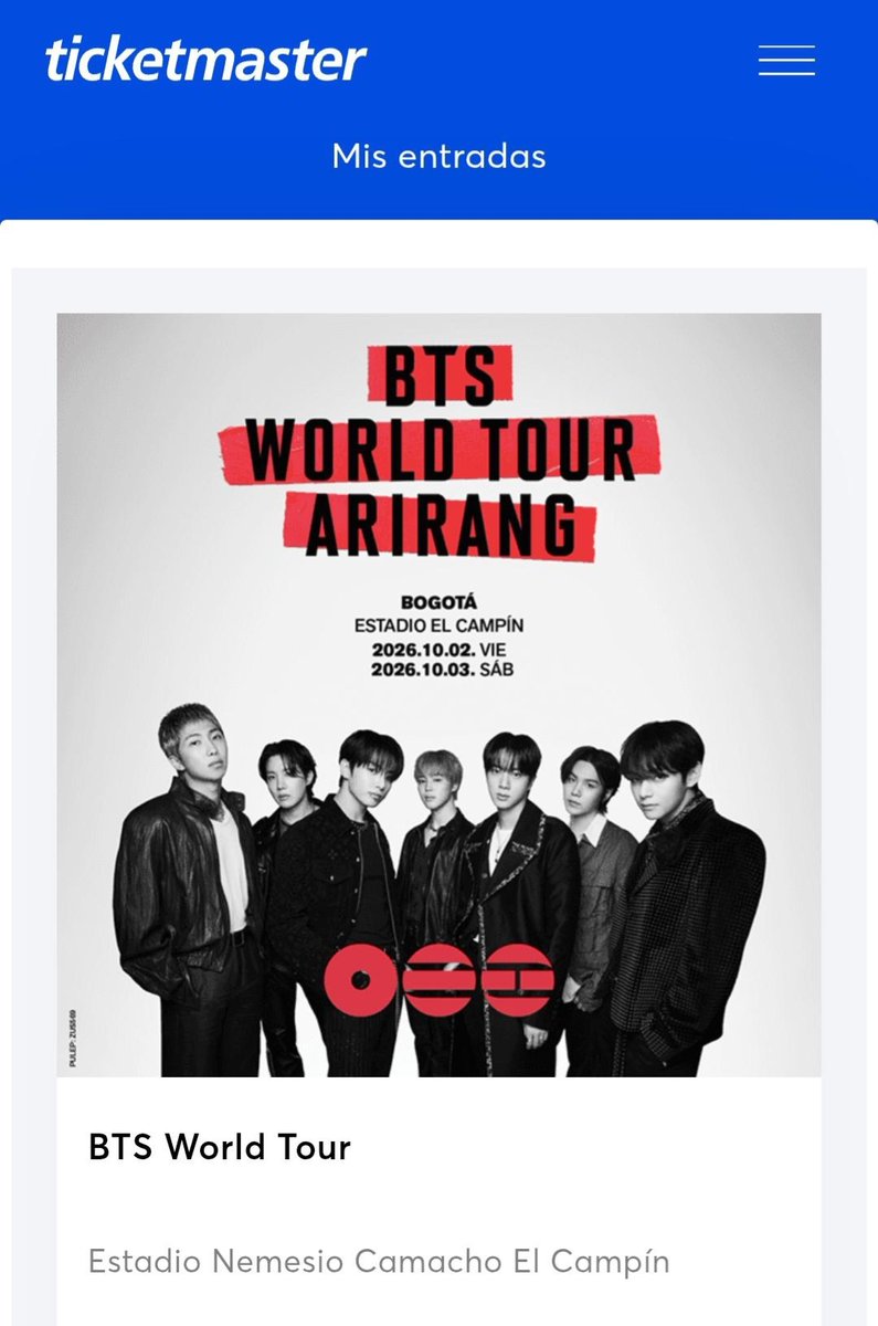 hosich94's tweet photo. I won the Ticketmaster battle 😭☝🏻🤲🏻💗 Oh my god, I'm going to see Bangtan!!! THE DAY AFTER MY BIRTHDAY!!! https://t.co/9X22PyJDpu