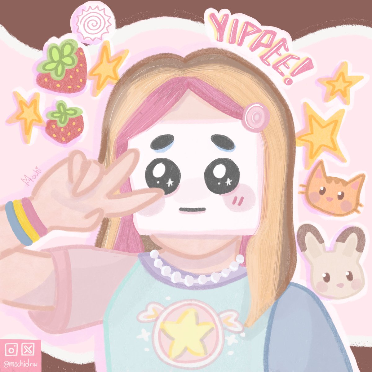 mochidrw's tweet photo. Por fin me animé a abrirme una cuenta y subir mis dibujos. Busco mutis 🍥 

#smallartist #artwt #artmoots #art #artshare https://t.co/5Kyjberx99