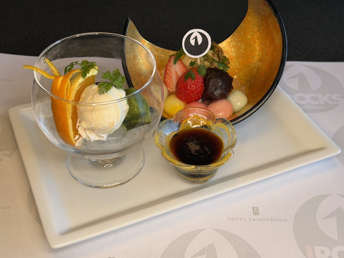 【🏨I ROCKS2026× HOTEL SANDERSON🏨

／
🏨HOTEL SANDERSONにて
ただいま販売中❗️
🦦「五縁結びのあんみつ」🦦
＼

HLTにて、懐石加わ畔でご提供させていただいたあんみつを、I ROCKS期間限定で特別にご用意いたします🙋🏻‍♀️✨

五つのご縁を結ぶー 
そんな想いを込めた、優しい甘味。