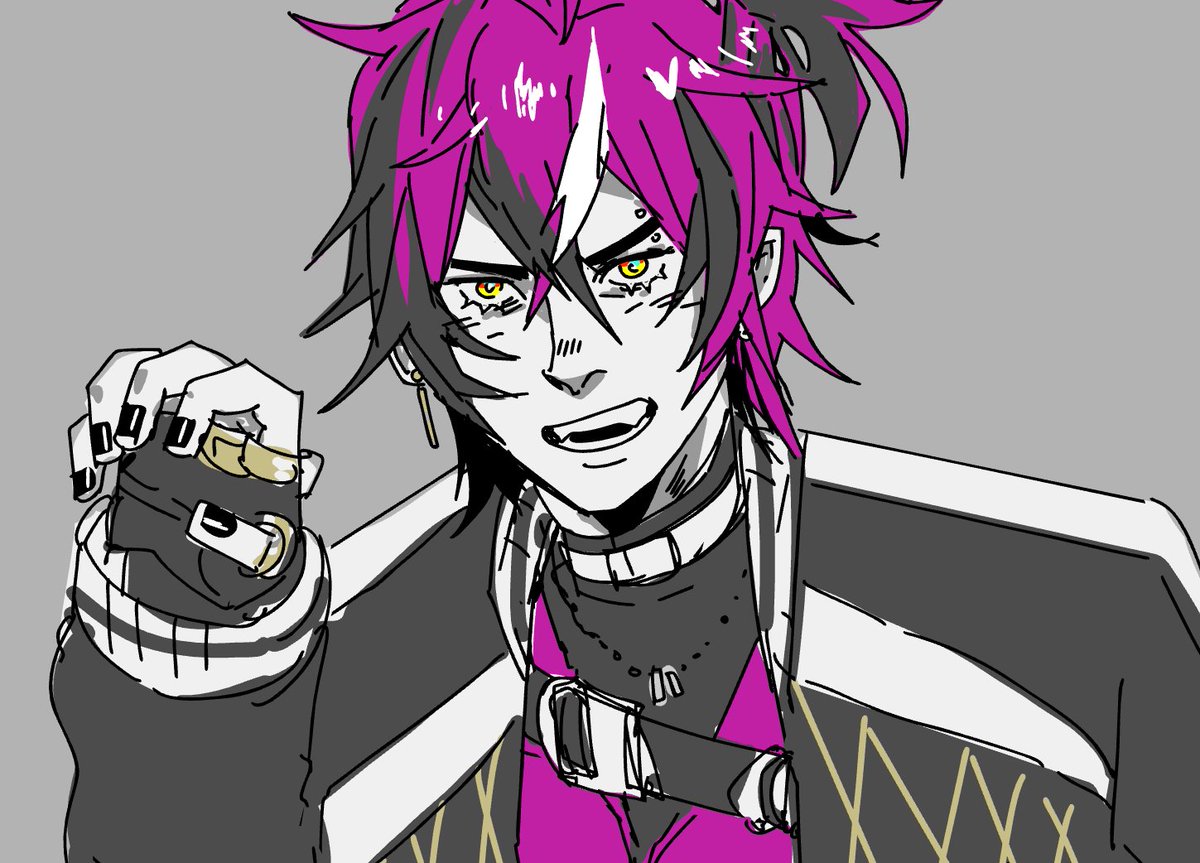 「i wanted to draw his hairrrr #dropsights」|emily huのイラスト