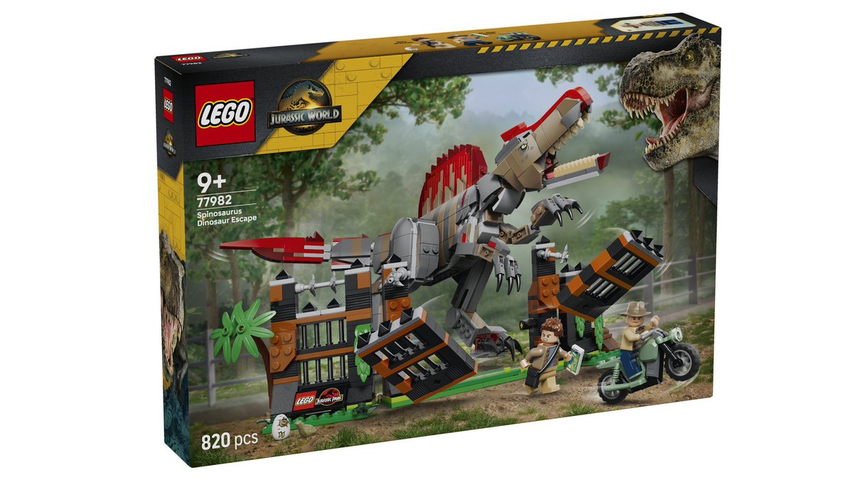 JurassicAddict's tweet image. New look at the upcoming Lego mosasaur set and packaging of the upcoming Lego Jurassic World sets!!!