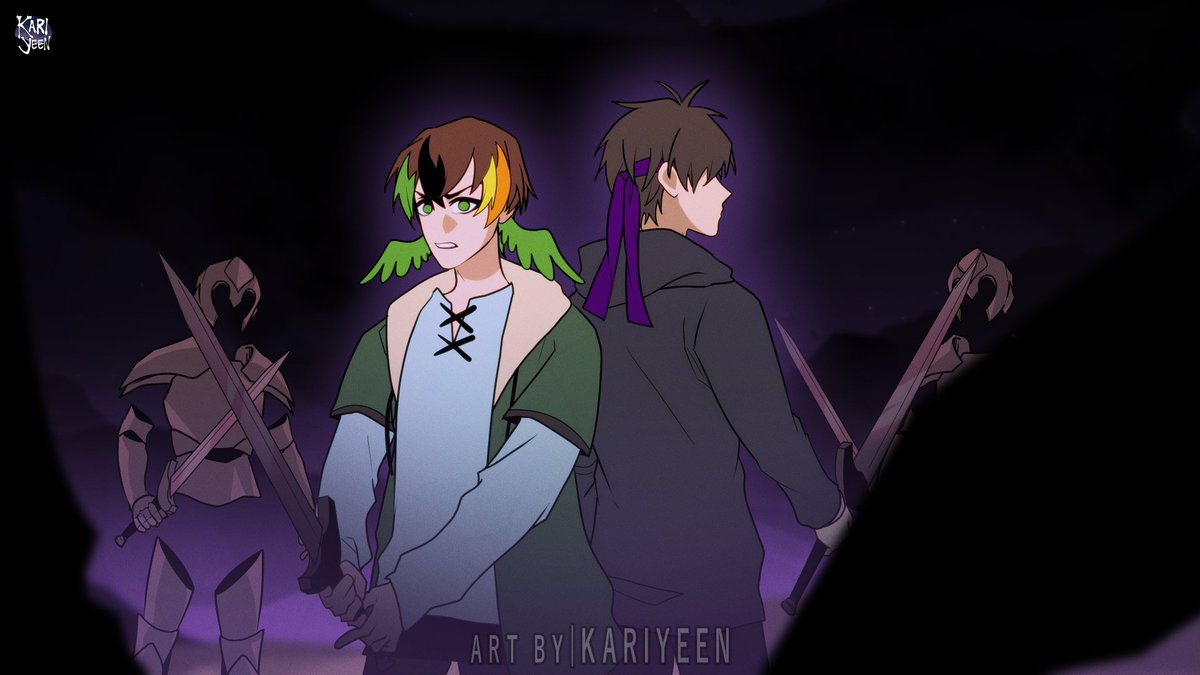 kariyeen's tweet image. More scenes from my UU video. Odyssey Duo-centric. #uusmp #unstableuniverse #unstablesmp