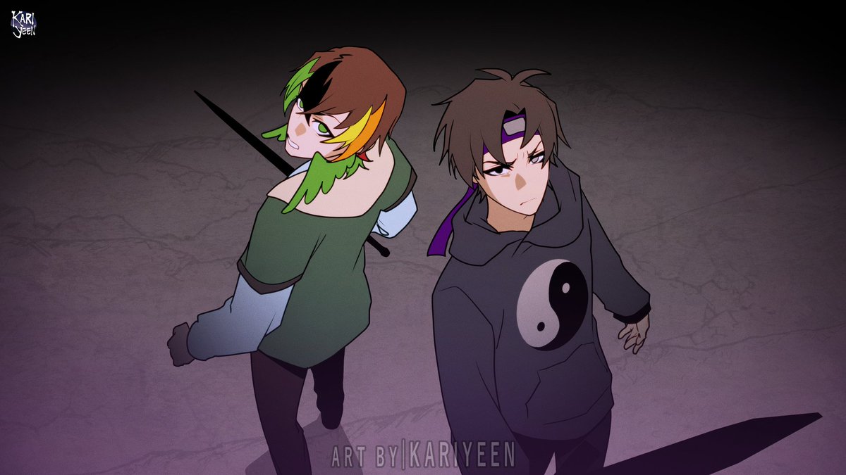 kariyeen's tweet image. More scenes from my UU video. Odyssey Duo-centric. #uusmp #unstableuniverse #unstablesmp