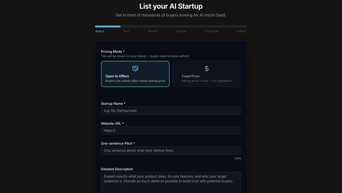 idan_ov's tweet photo. Introducing funsaas[.]com 
The new AI powered marketplace for buying and selling micro startups and AI SaaS projects. Simple, fast, secure.
Tired of outdated platforms that don't get the value of AI? We built a dedicated home for your innovation.
Want early access? Comment "ME” https://t.co/p2TbuFIgRA