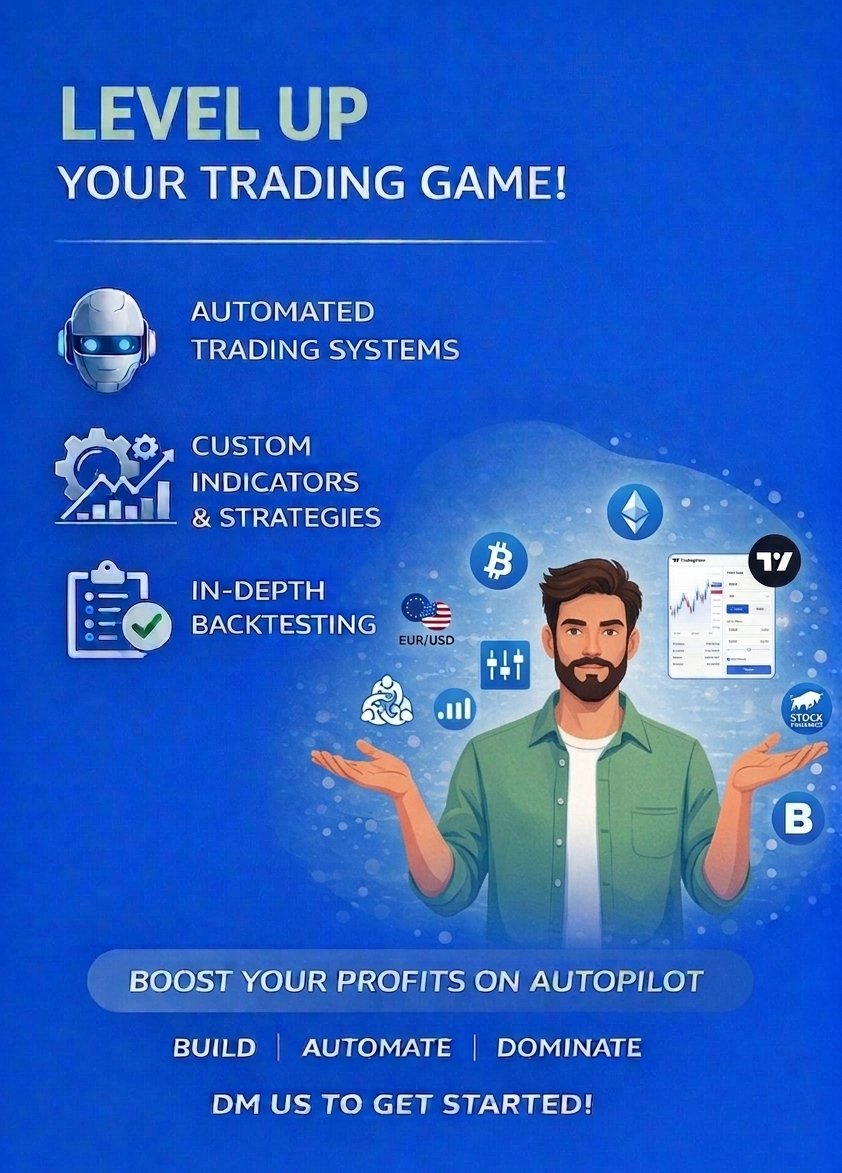 StockBotSol's tweet photo. Trading realization:

Manually Trading = Emotional
Automation = Consistent

That’s why we began developing automation tools for traders:
• Indicators
• Automated Trading Systems
• Backtestable Algorithms

Want to know more about trading automation?
DM “AUTO” https://t.co/lLFOvxvmTc