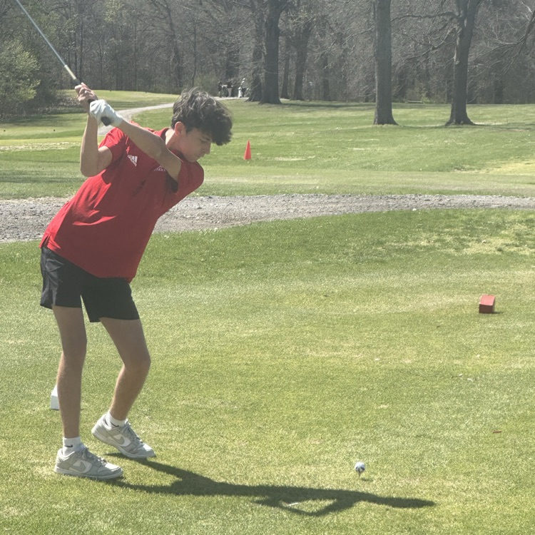 OHSActivities's tweet image. JV Golf competed in the Louisburg 2 man scramble tournament today. The team of Alex Beltran and Jacob Andrew’s finished in 6th place with a score of 44. The team of Wyatt Hickcox and Josiah Mitchell finished in a tie for 7th with a score of 45. Good rounds today!
#CyclonePride