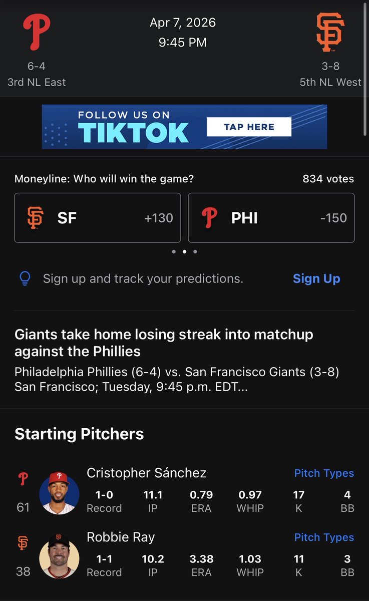 PickzDaily's tweet photo. MLB 3U MAX PLAY🔒

Sending to you: Like + RT + Reply

Must be following @PickzDaily⚾️🐐 https://t.co/PTC9mPMZAk