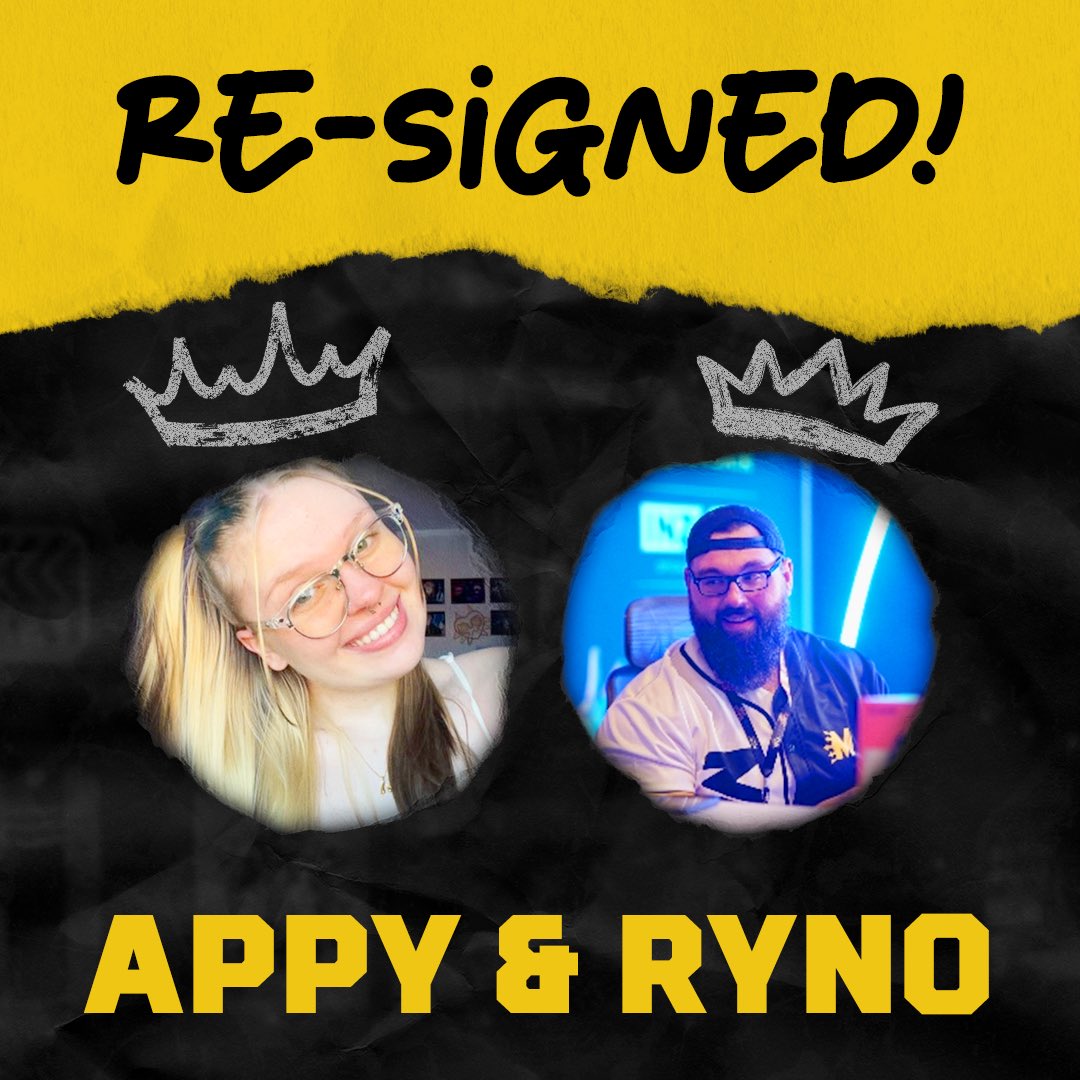 gaming_mpire's tweet image. Today, we’re happy to announce we’re re-signing @AppyJuiice &amp;amp; @RynoLive_ 💛

Two creators who not only make amazing content, but also hold MPIRE’s values to a high standard.

Looking forward to more from these two! 🤙

#MPIRErising