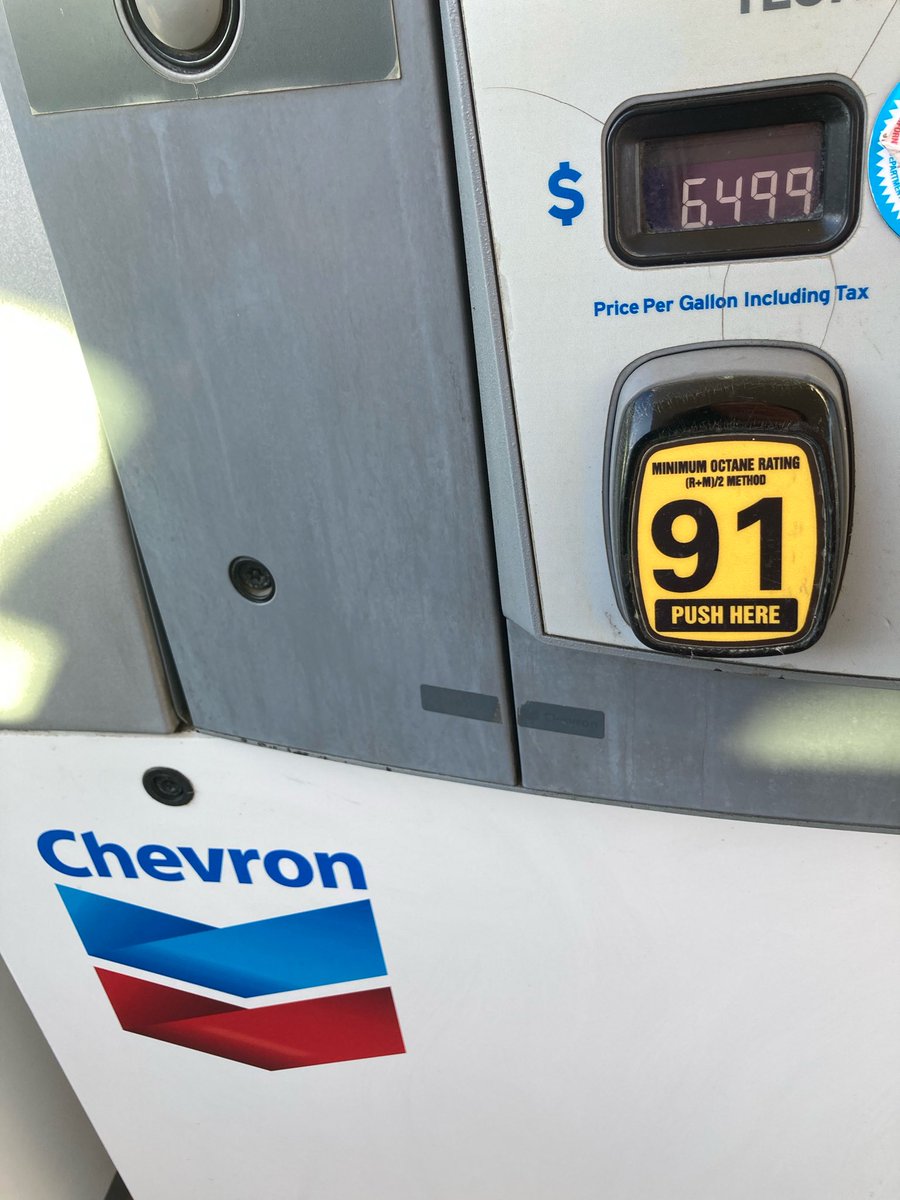 Sweetnsass14961's tweet image. Yep, it’s outrageous. Filled up yesterday $50, not letting it get too low cuz gotta put Premium in the Volvo, drove truck today cuz premium expensive out here in Cali.