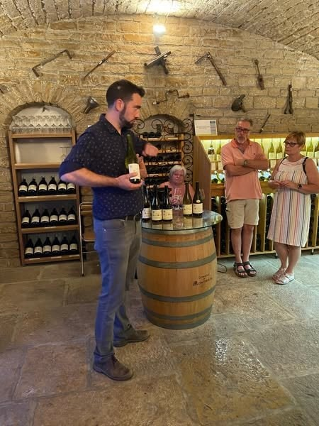 m_shmeer's tweet photo. Wandering through the vines of Burgundy 🍇
The sun touches the old stone walls, the breeze whispers through the barrels—everything feels just right. 🍷 https://t.co/Qcz6XVpVfB