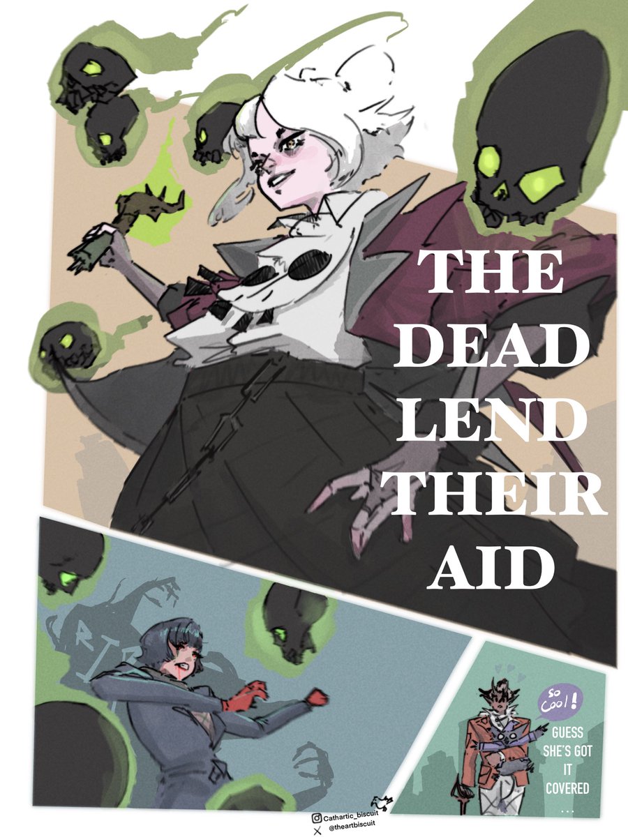 Graves being the literal coolest. Poor Mina, I had to make Apollo and Rem tiny for good measure. This was really fun to make but didn’t exactly turn out the way I wanted it to. My deadlock art arc continues.