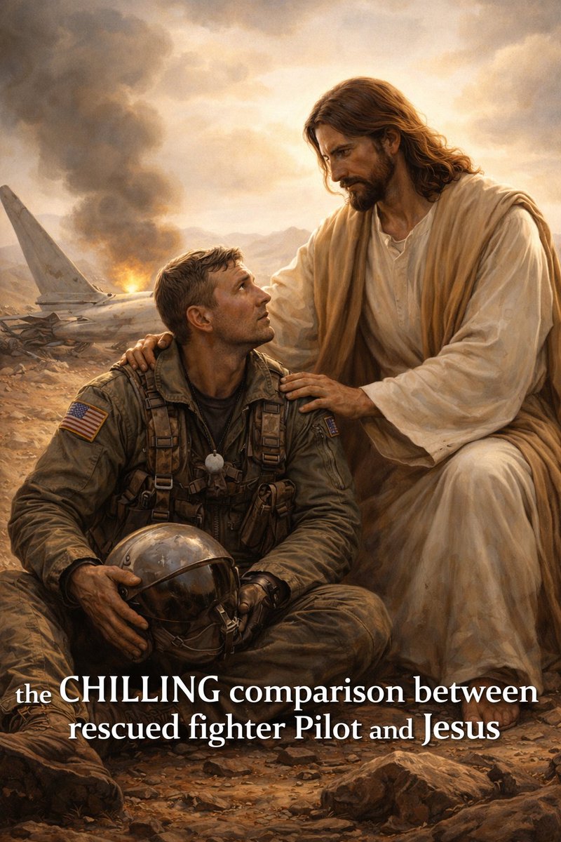 NewswirePatriot's tweet photo. The first words out of our recused fighter pilot's mouth were "God is good."

He is a strong man of faith and his experience aligned PERFECTLY to that of Jesus.

On Good Friday, an American F-15E Strike Eagle was ripped from the sky over southwestern Iran. The weapons systems officer, a battle-hardened colonel, ejected violently and crashed into the rugged mountains, wounded and bleeding. 

Like Jesus on the cross, he suffered sudden agony as enemies closed in. For nearly two days he endured a living entombment. 

He hid deep inside a narrow mountain crevice, a dark, rock-walled shelter much like the stone tomb where Jesus’ body was laid after the crucifixion.

While Iranian forces hunted him with bounties, the airman treated his own wounds in silence and pain, echoing the long, quiet Sabbath of mourning and apparent defeat.

Then came Easter Sunday. Rescue arrived and reached the colonel in his rocky refuge, pulled him from the cave-like crevice, and lifted him into the light of freedom like a modern day resurrection. 

Many called it the “Easter Miracle”: suffering on Friday, hidden in stone on Saturday, and rising to new life on Sunday. A pilot, like the risen Christ, had returned from the brink. 

God is good indeed. ✝️