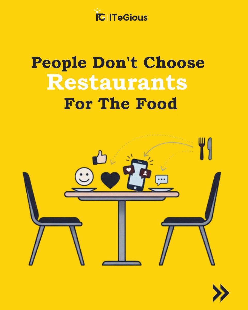 ITeGious1's tweet image. Likes. Reviews. Photos. Vibe. Your digital presence is the real first course and if it doesn't look appetizing online, they're booking the table next door. Great food gets people back. Great digital presence gets them through the door the first time.

#ITegious