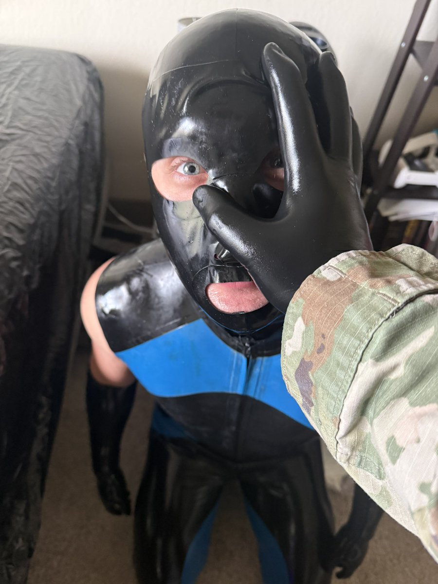 bndgboy87's tweet photo. Had fun with @fireman43211 the past couple days being a footstool and a rubber gimp/bondage toy 🤤 https://t.co/8zZeBBoAFJ