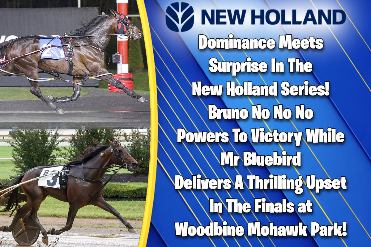 COSATV's tweet photo. 🔥 WHAT A NIGHT at Mohawk! Bruno No No No dominated in 1:50 💪
Mr Bluebird shocked with a huge upset 🚨New Holland Series delivers every time 👏#HarnessRacing #MohawkPark https://t.co/vd7KtvJP4M
