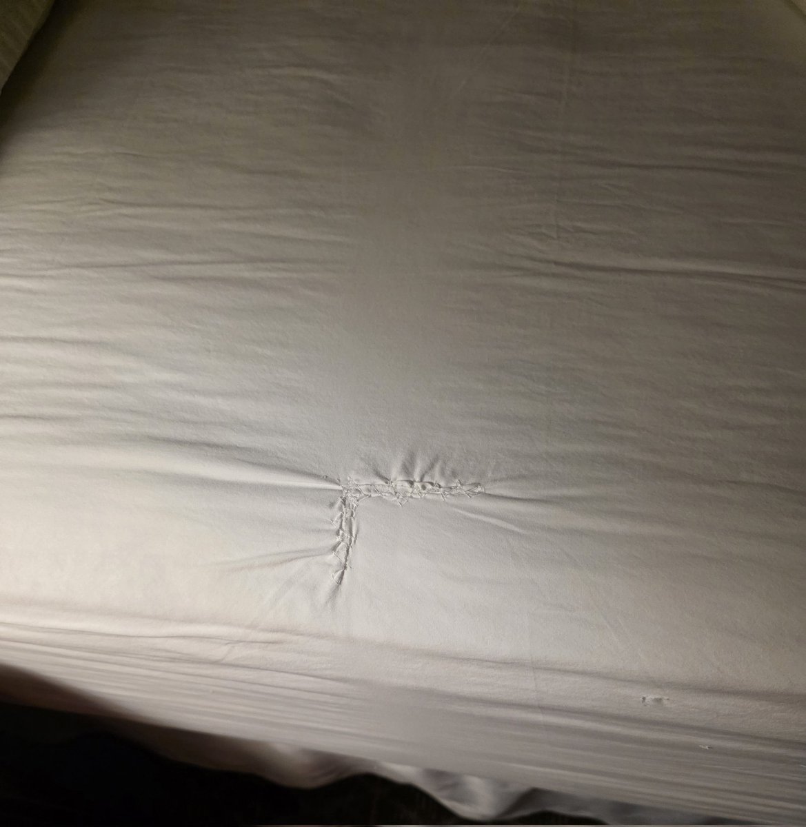 mireri01's tweet photo. @MarriottIntl increible que un hotel como el Sheraton Chihuahua, ponga sabanas asi en las habitaciones! Qué vergüenza! https://t.co/MiSQSrL8Kd