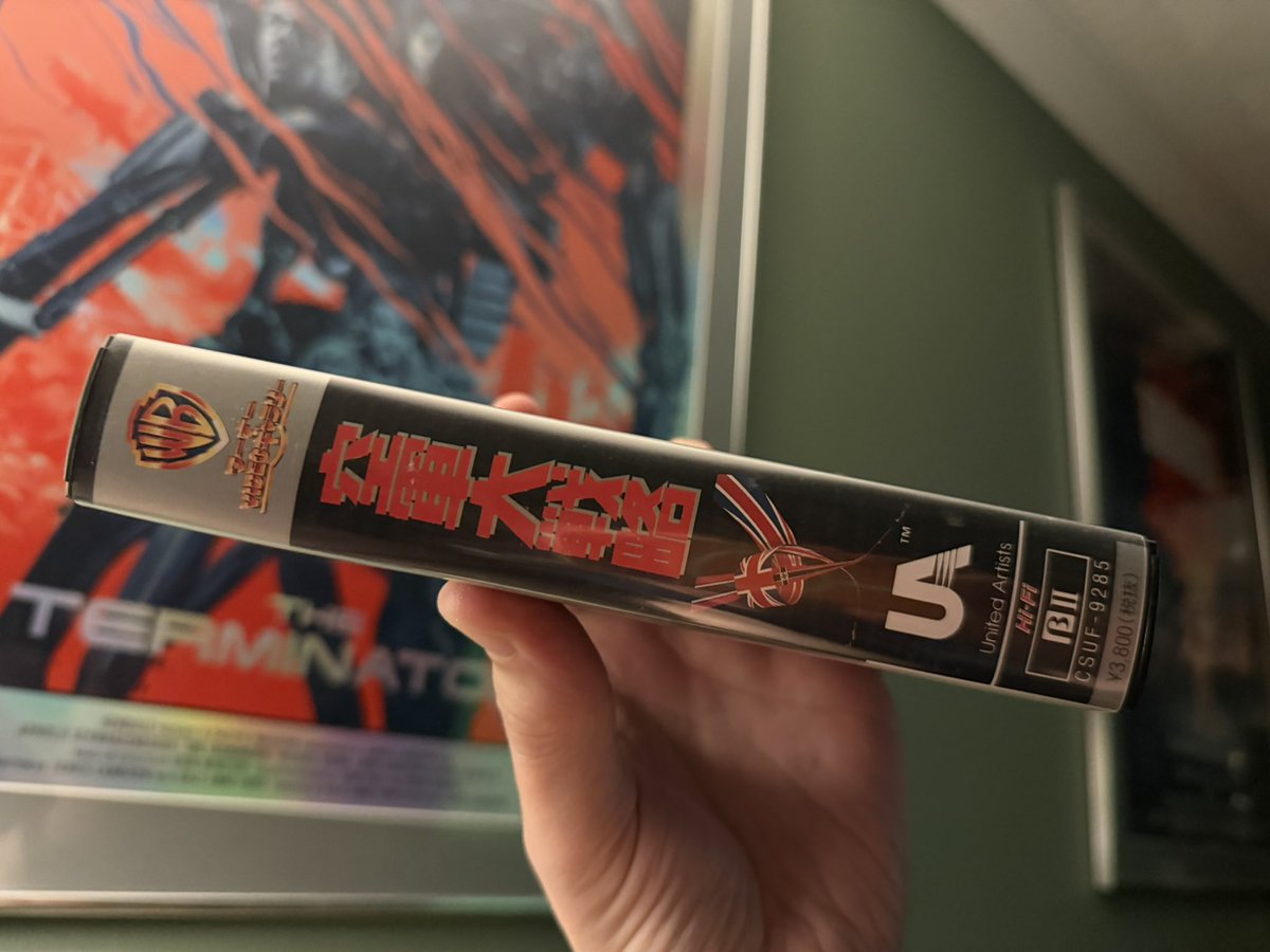 the4kCollectivE's tweet photo. From my Japanese Collection. Love the artwork and case on this Battle of Britain Betamax release from Warner Home video.
Japanese releases have always been awesome.
#PhysicalMedia #BetaMax #WarnerHomeVideo #BattleOfBritai. @videocollector https://t.co/mh8hRKE9a3