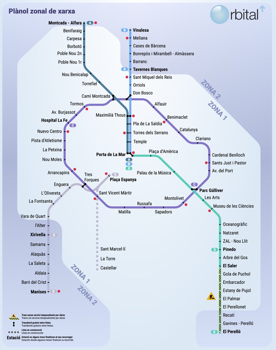 nil77777777777's tweet photo. ORBITAL, red de metro utópica en València.
mapas de 2001 y 1985. https://t.co/DrsbzGc0TH
