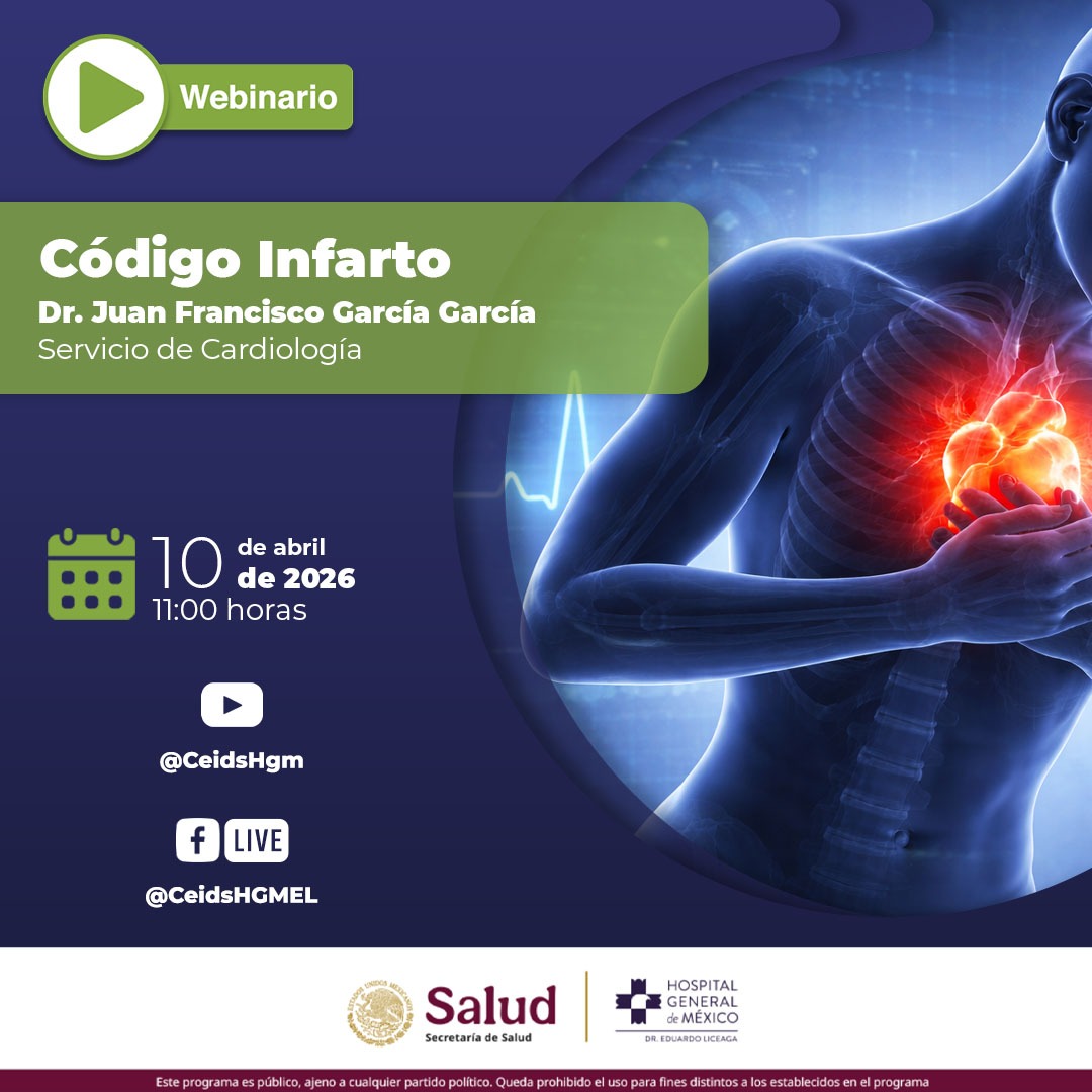 ¡Sesión Clínica en VIVO! ⏱️❤️

Te invitamos a participar en nuestro próximo webinario enfocado en la atención oportuna de las emergencias cardiovasculares.

📺 YouTube Live: youtube.com/live/GUBy0zU-F… 🔵 
¡La rapidez en la atención salva vidas! Te esperamos.
