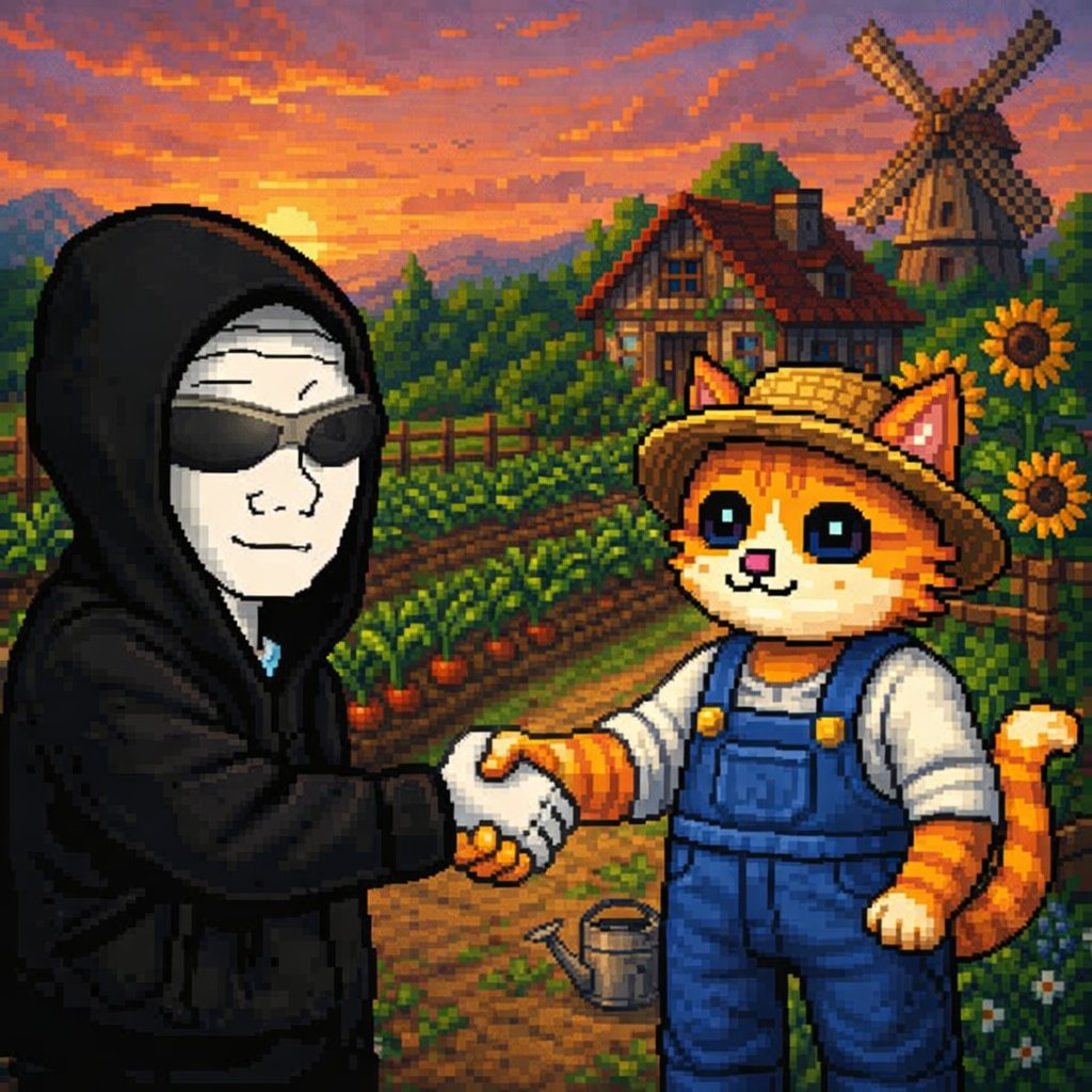 FarmCats GTD WL Giveaway 

How to enter:

• Follow <a href="/FarmCatsNFT/">FarmCats</a> &amp; <a href="/0xvaidhik/">0xVaidhik</a> 
• Like &amp; RT
• Comment EVM wallet + tag 2 friends

What is FarmCats? 

NFT-fi on Tempo
• Mint NFTs
• Stake → earn $MEOW 
• Use $MEOW to mint higher tiers
• Trade &amp; farm

Deadline 9 am UTC

April