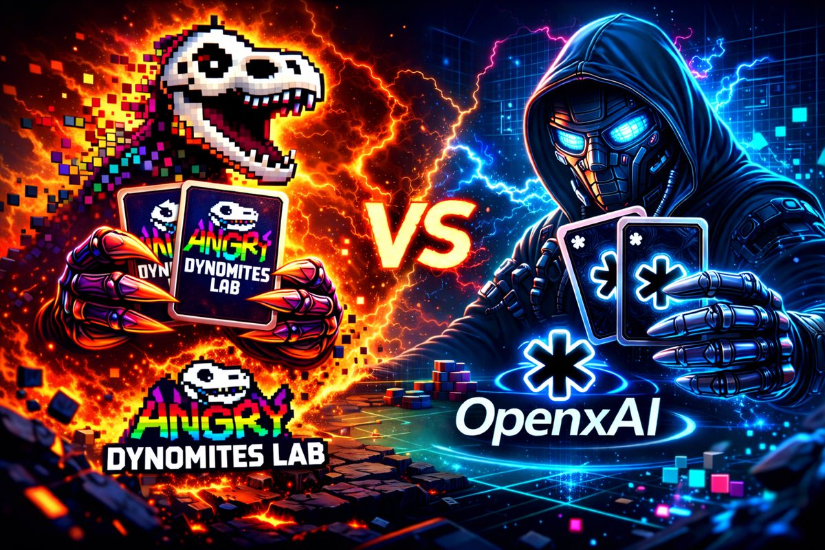♠️ Poker Showdown: Dynos vs OpenxAI ♣️

Dynos… we’re back at the tables.

One-time No Limit Texas Hold’em tournament organized and hosted by our community member <a href="/Ambios_Chris/">Chris</a> together with <a href="/OpenxAINetwork/">OpenxAI</a> - let’s show our RAWR 🔥

🧠 Dynos vs OpenxAI
Two communities. One table.