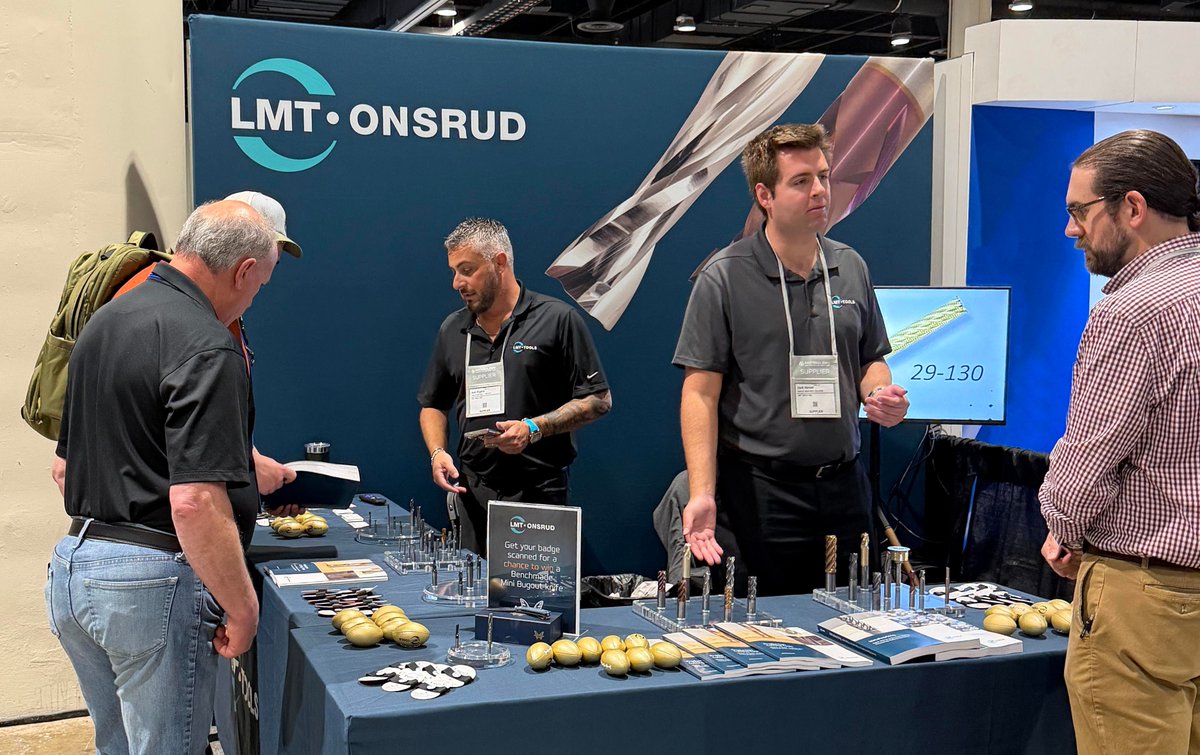 LMTOnsrudLP's tweet photo. Day 1 of the Fastenal Customer Expo has been a success! At booth #257 you can find a variety of our innovative products on display.

Didn't get to meet with us today? Catch us tomorrow at the Gaylord Palms in Orlando from 9am - 4:30pm EST. 🤩

#CuttingTools #Innovation https://t.co/u9ygQ6bqhC