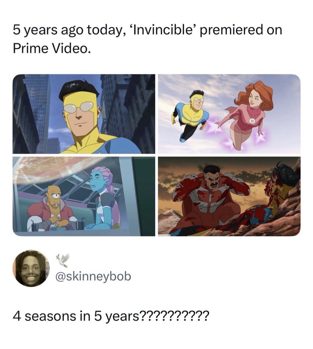 No Context Invincible tweet media