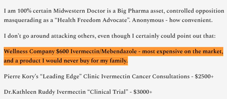 TruthingMouse's tweet photo. @PeterGillooly @MakisMedicine @NicHulscher By the way, you might enjoy to know that Viliam describes your product as "most expensive on the market, and a product I would never buy for my family" 🤔

https://t.co/rhuysbO6UZ https://t.co/2wl4q4W4kQ