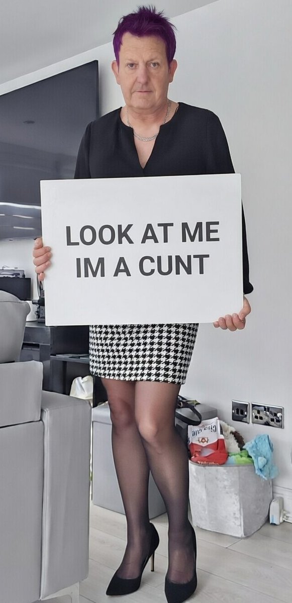 Im thinking of getting cunt to buy a ridiculous looking short purple wig to do its public tasks in. What do you all think ??
